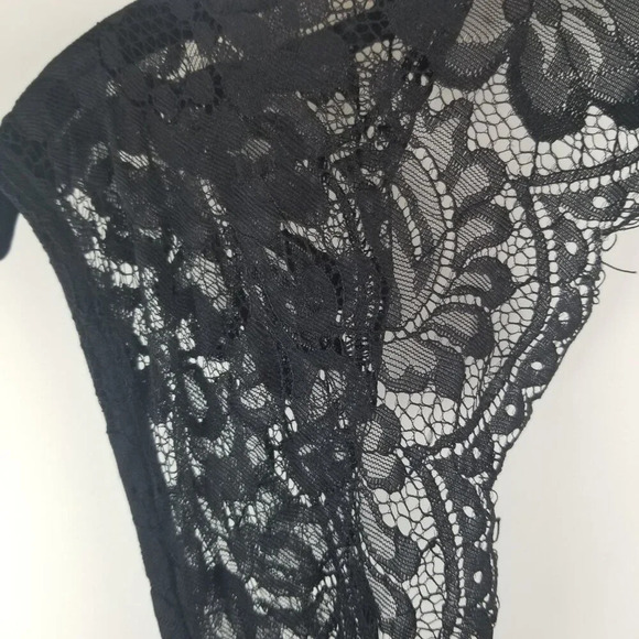 Scarlet Women's Dark Romantic Witchy Fairy Grunge Black Evening Dress Sz 8 - Picture 4 of 11